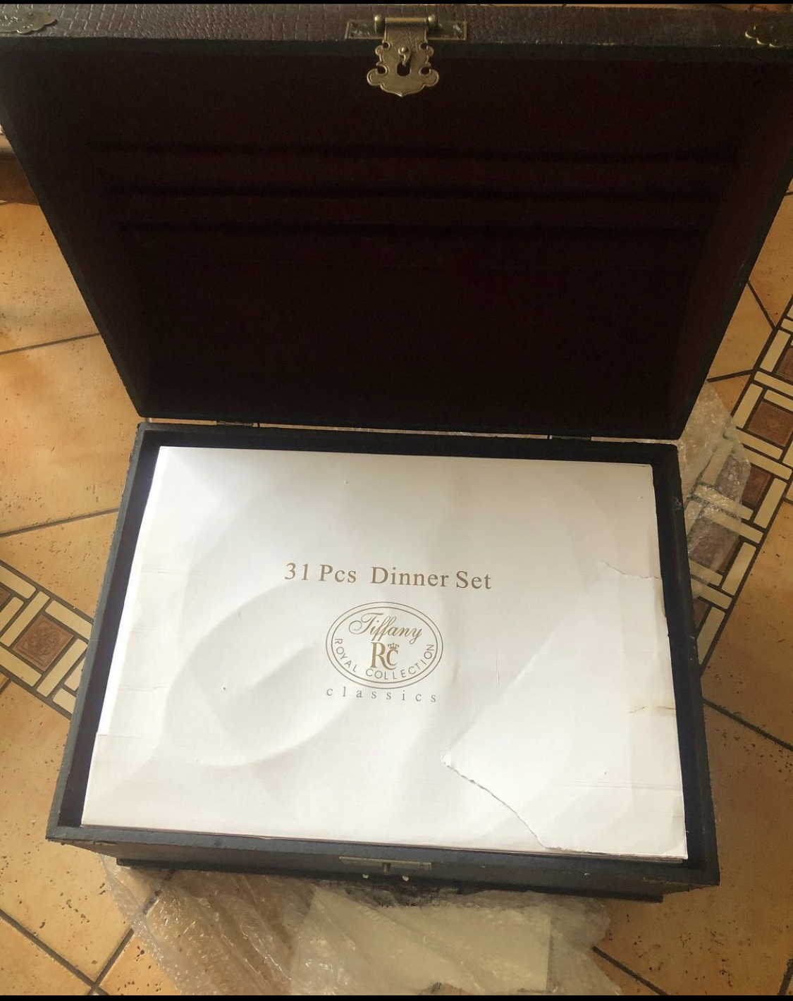 Royal tiffany set za rucavanje