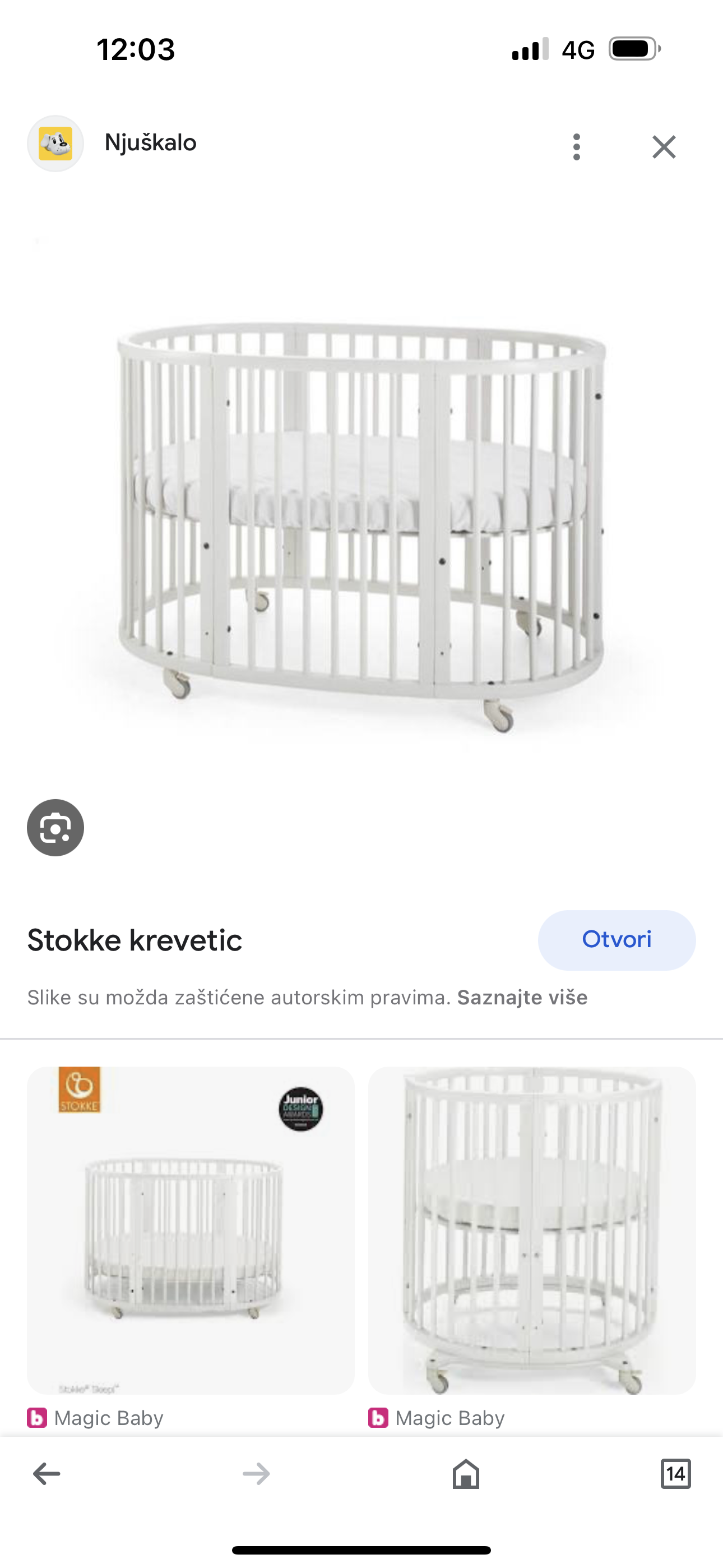 Stokke krevtic 3 u 1