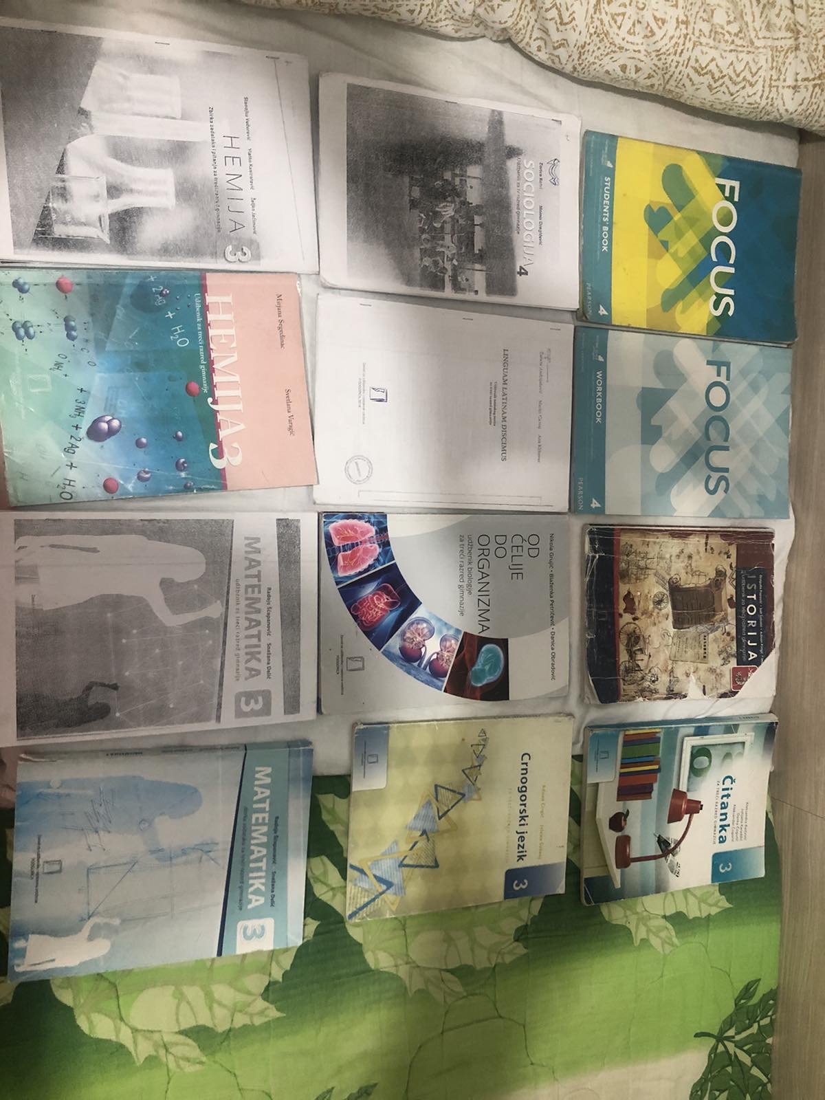 knjige za 3. gimnazije