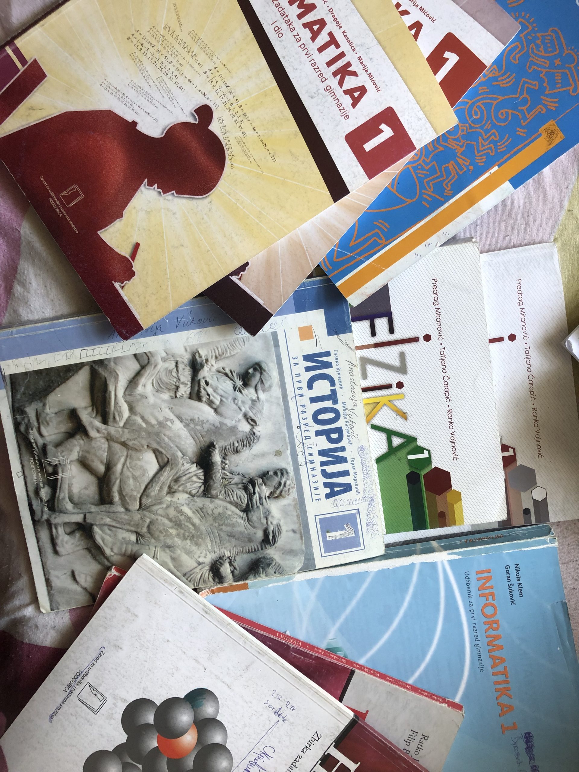 Udžbenici za 1. razred o. gim.