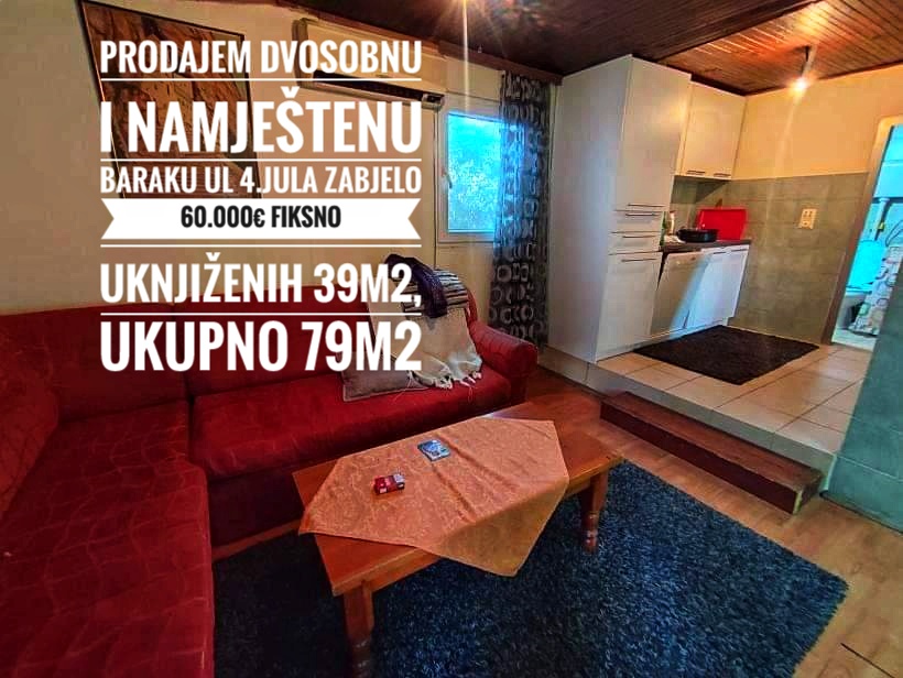 Kuća/baraka na Zabjelu