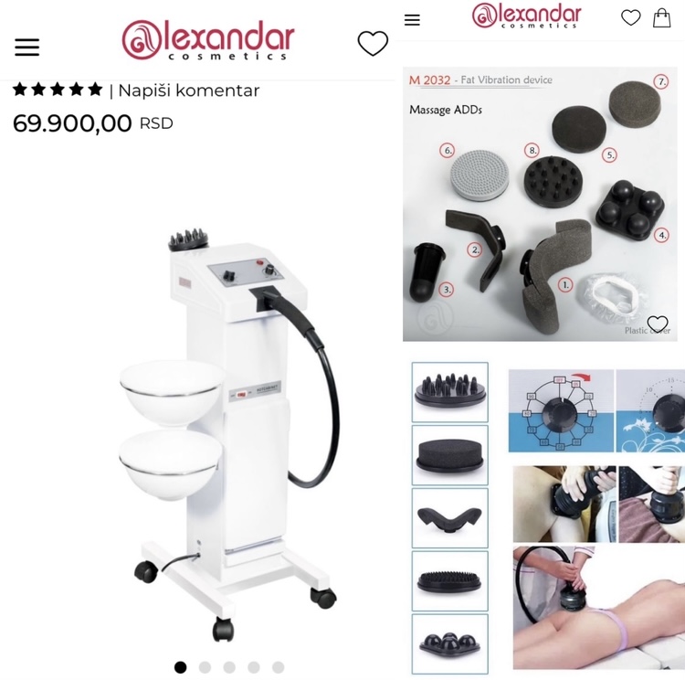 Aparat sa vibro masazom