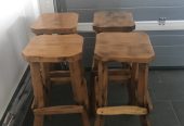 4 barske stolice (puno drvo)