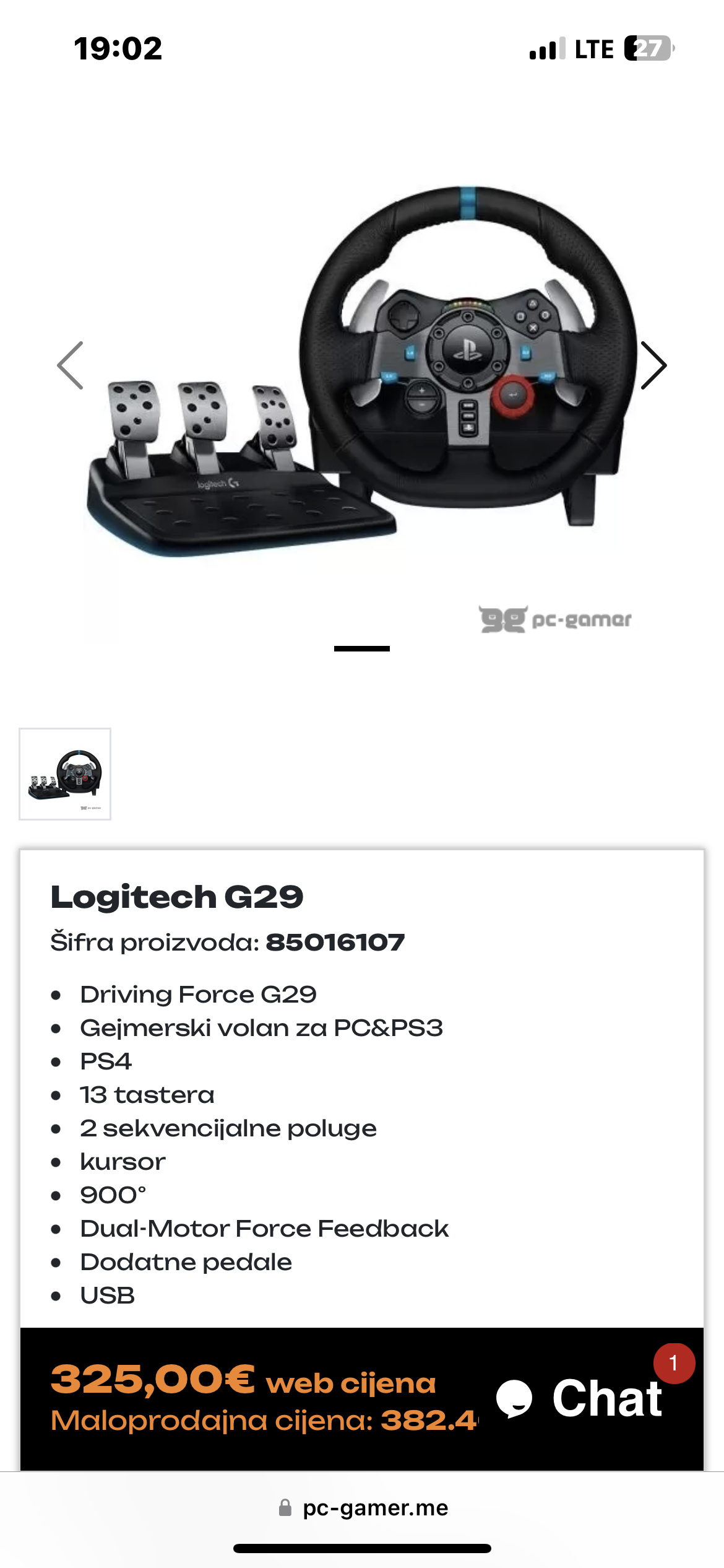 Prodajem volan za igrice