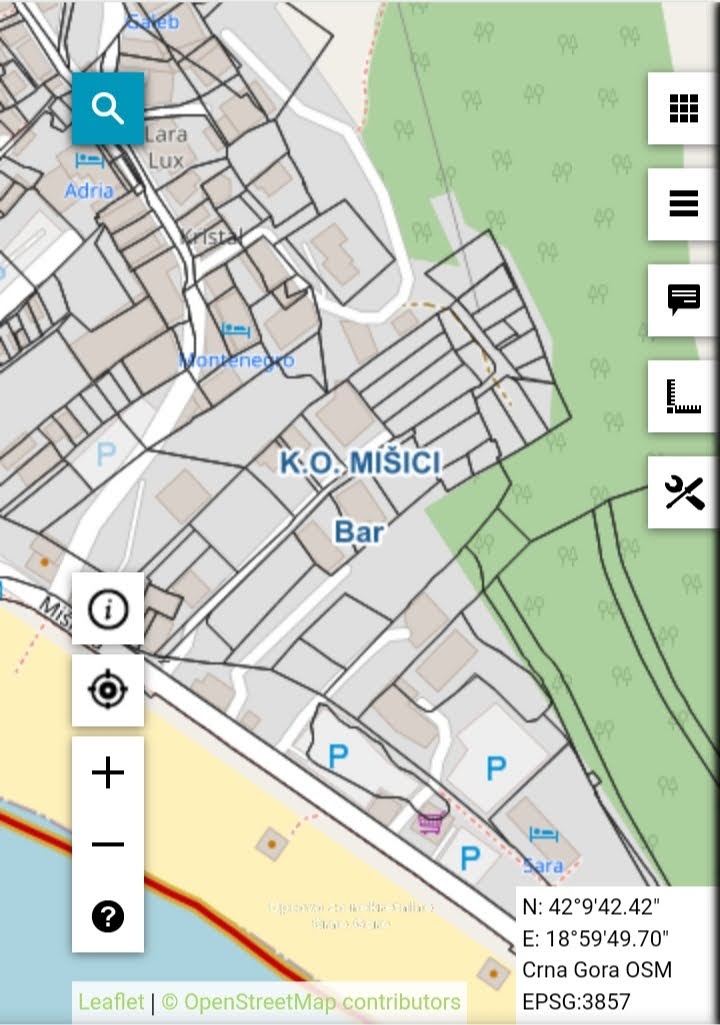 Gradjevinske parcele Čanj, Bar