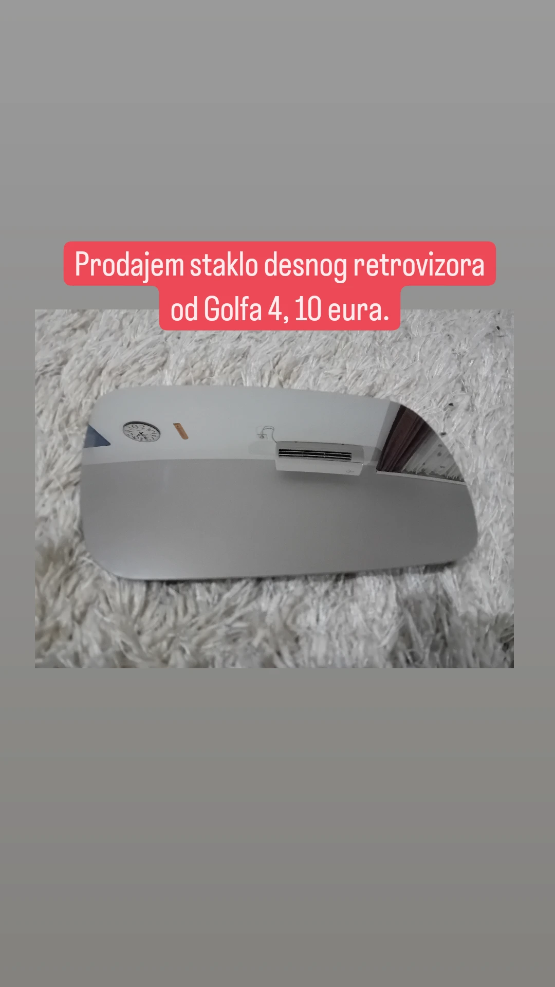 Staklo retrovizora Golf 4