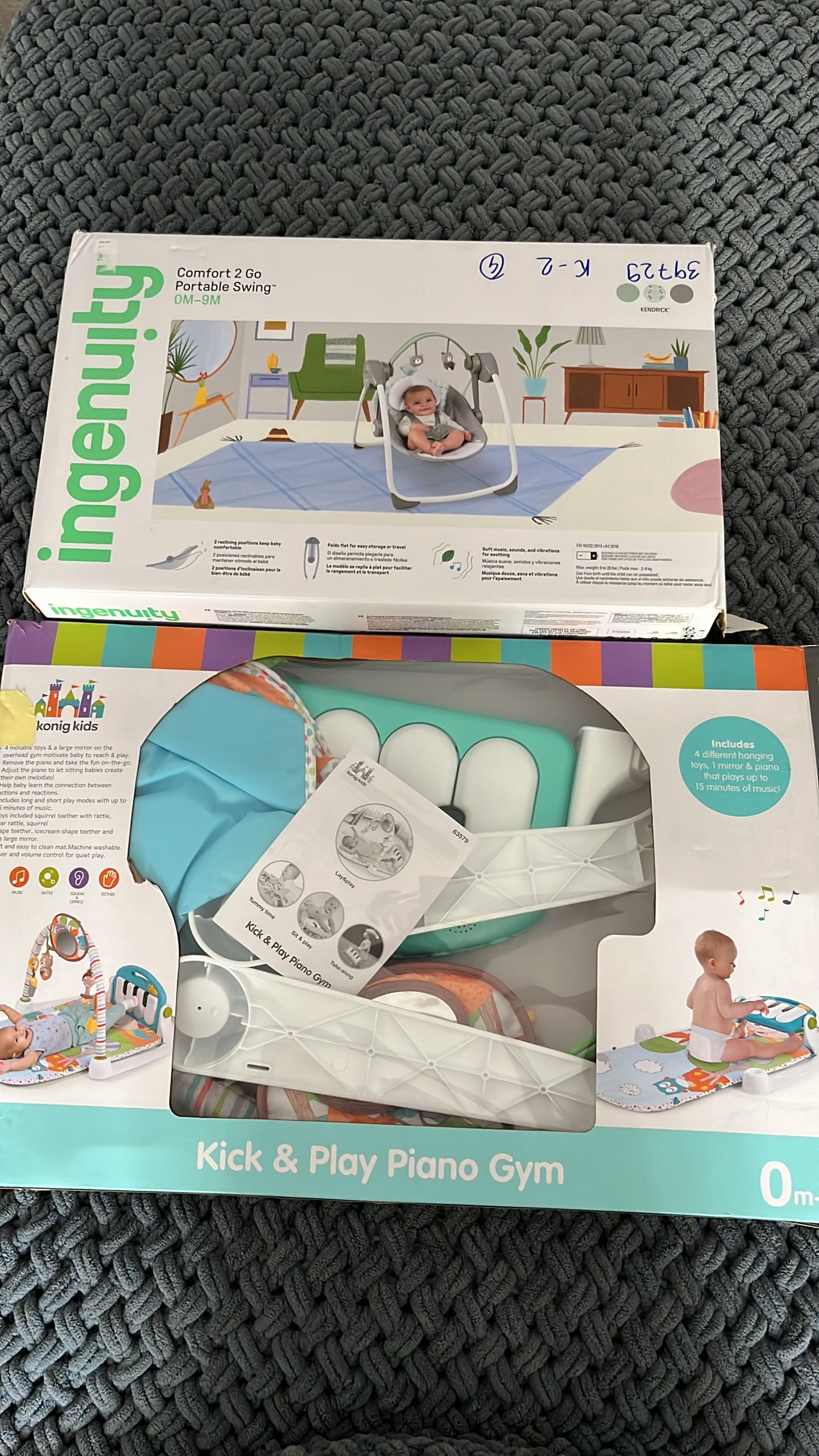 Babygym i elektricna ljuljaska