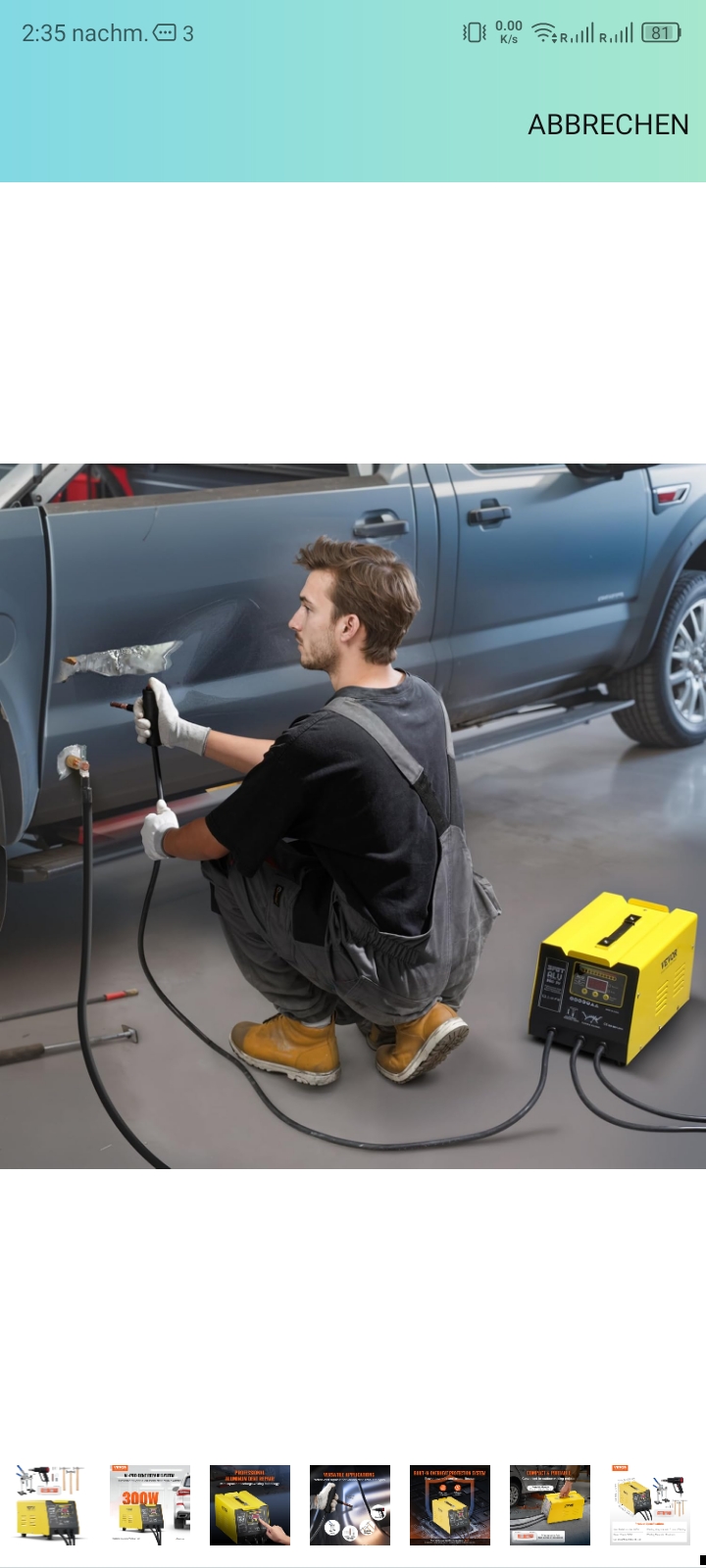 Auto spotter za Aluminium