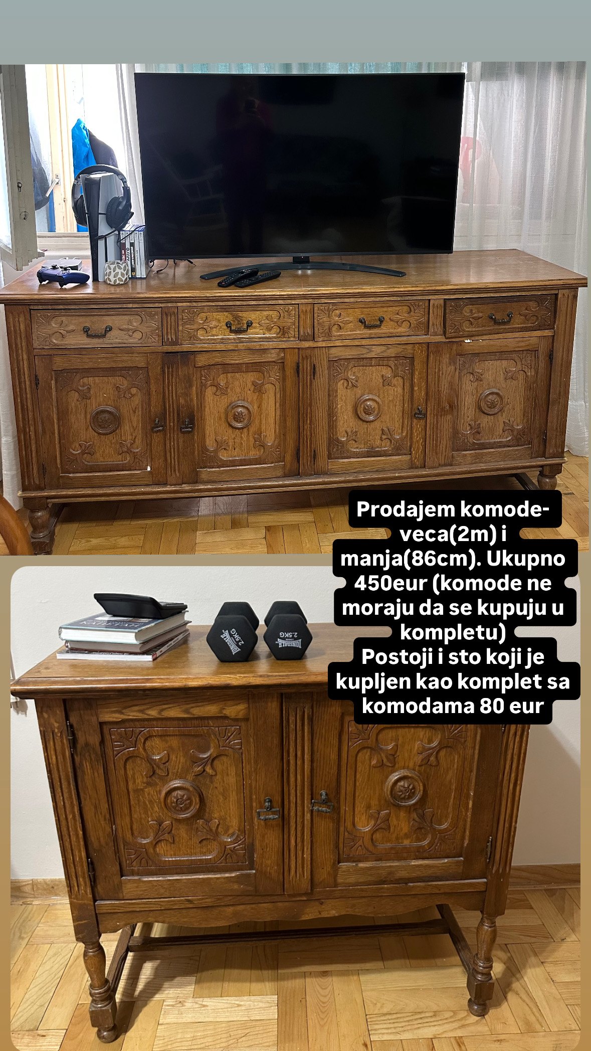 Komode i sto