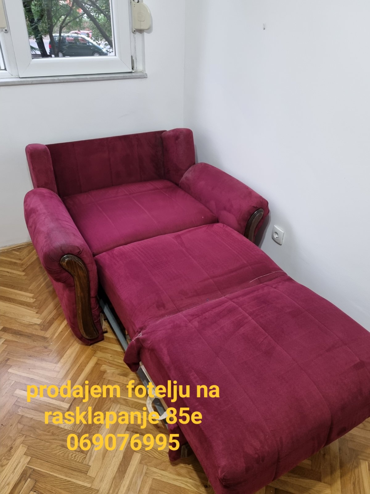 Prodajem fotelju na rasklapanj